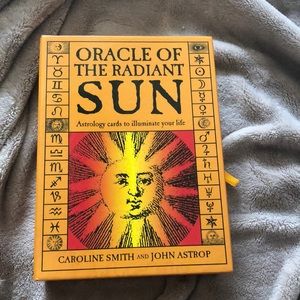 Oracle of the radiant sun astrology cards (84 cards w/ illustrated guidebook)